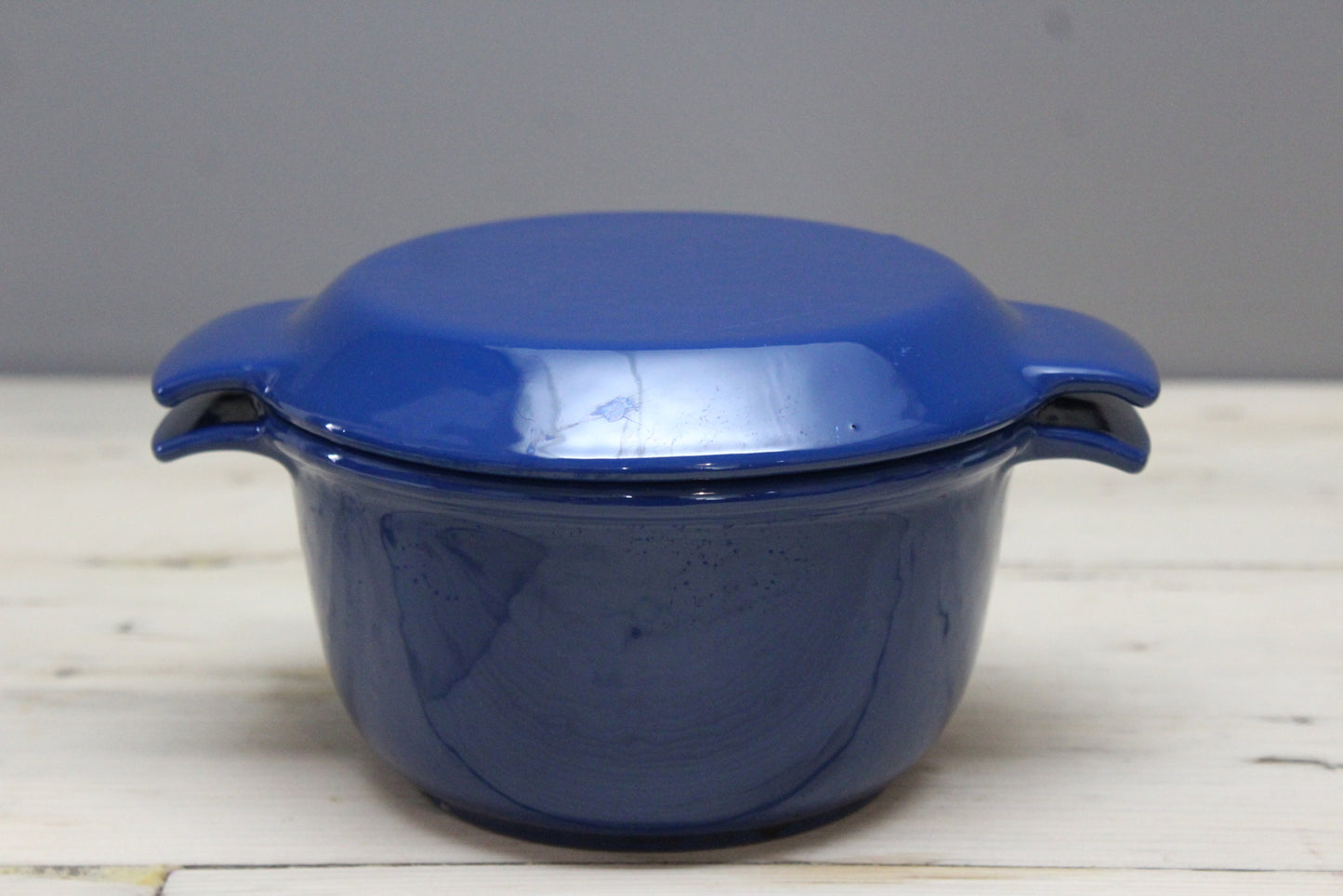 Nacco Denmark Blue Enamel Casserole Dish - Kernow Furniture