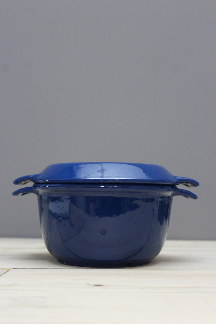 Nacco Denmark Blue Enamel Casserole Dish - Kernow Furniture