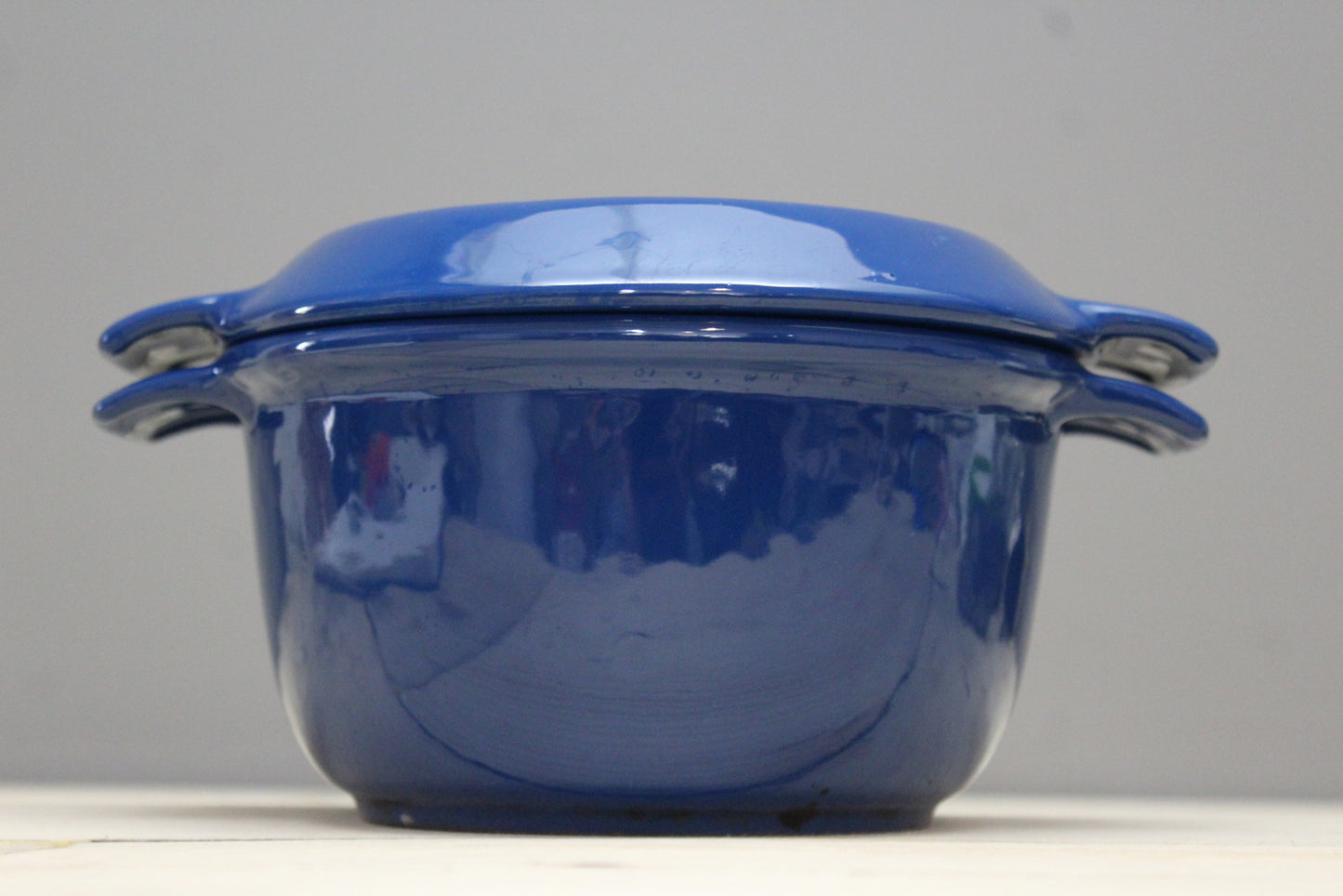 Nacco Denmark Blue Enamel Casserole Dish - Kernow Furniture