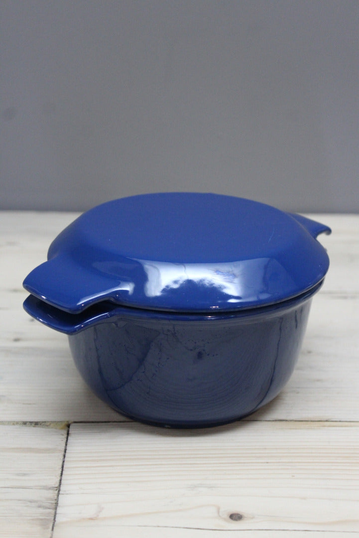 Nacco Denmark Blue Enamel Casserole Dish - Kernow Furniture