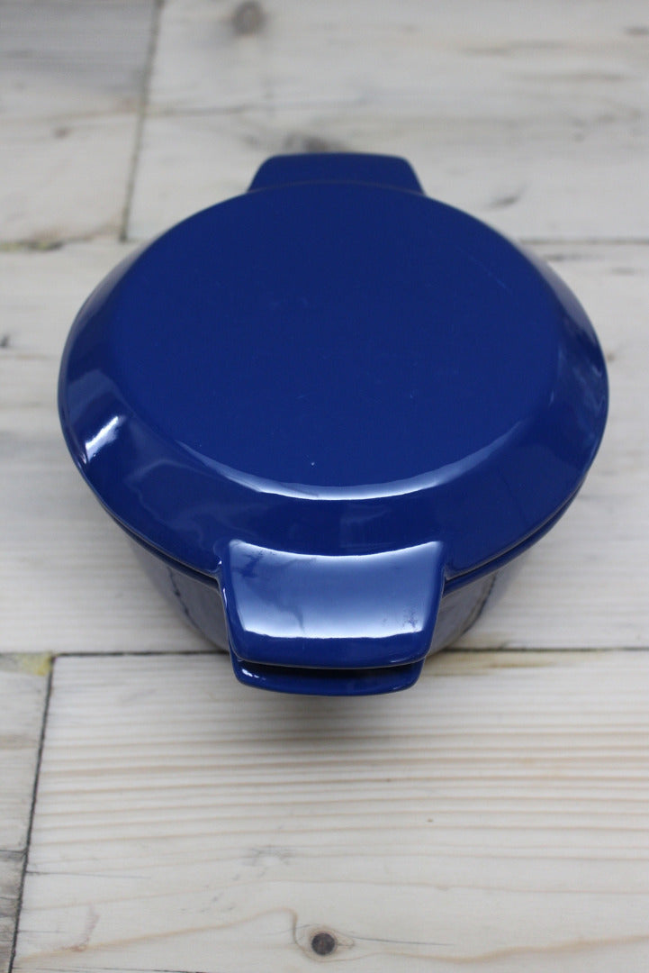 Nacco Denmark Blue Enamel Casserole Dish - Kernow Furniture