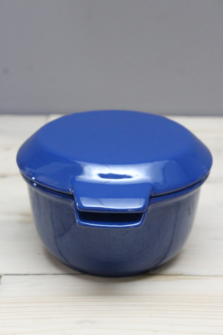 Nacco Denmark Blue Enamel Casserole Dish - Kernow Furniture