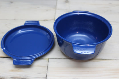 Nacco Denmark Blue Enamel Casserole Dish - Kernow Furniture