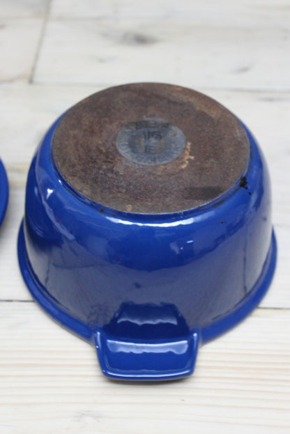 Nacco Denmark Blue Enamel Casserole Dish - Kernow Furniture