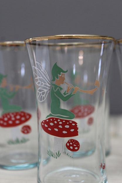 4 Vintage Pixie Glasses - Kernow Furniture