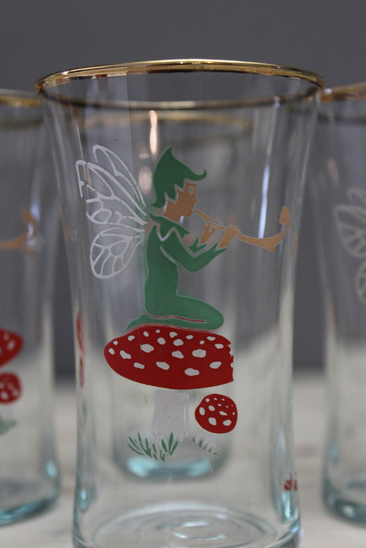 4 Vintage Pixie Glasses - Kernow Furniture