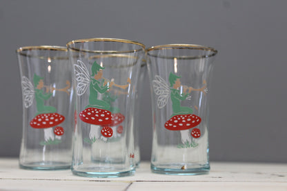 4 Vintage Pixie Glasses - Kernow Furniture