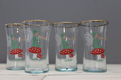 4 Vintage Pixie Glasses - Kernow Furniture