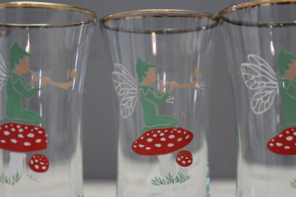 4 Vintage Pixie Glasses - Kernow Furniture