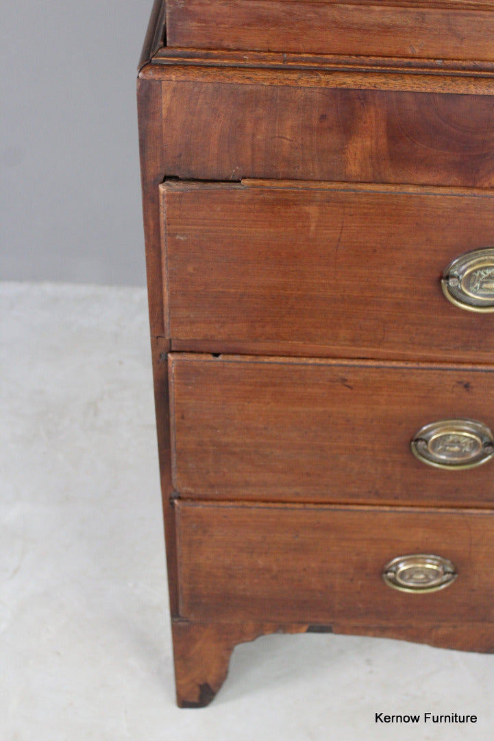 Antique Mahogany Chest on Chest - Kernow Furniture