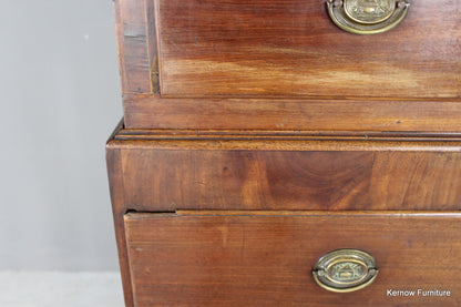 Antique Mahogany Chest on Chest - Kernow Furniture