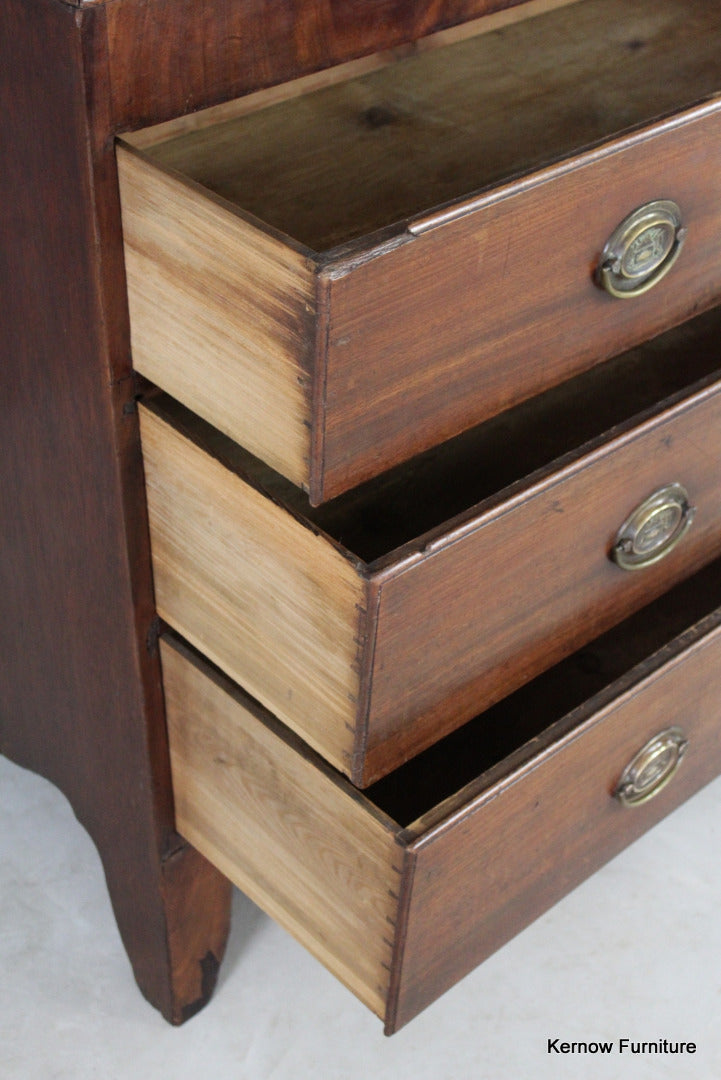 Antique Mahogany Chest on Chest - Kernow Furniture