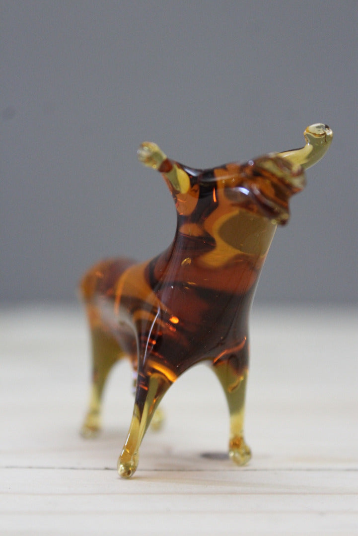 Retro Glass Bull - Kernow Furniture