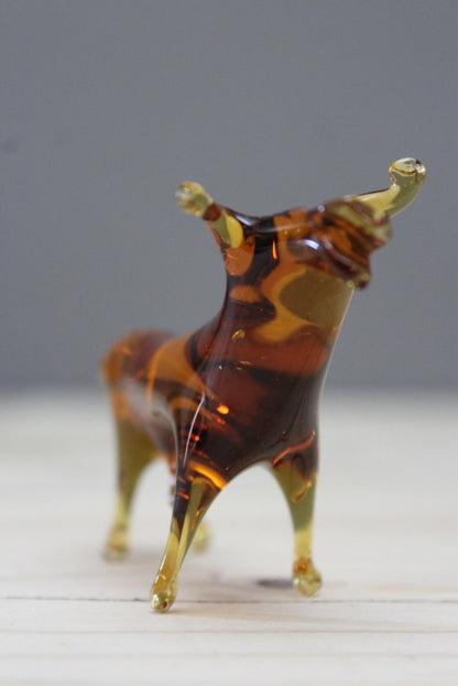 Retro Glass Bull - Kernow Furniture