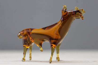 Retro Glass Bull - Kernow Furniture