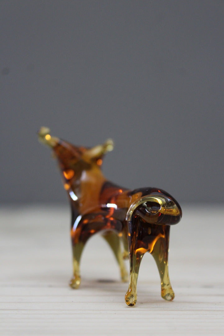 Retro Glass Bull - Kernow Furniture