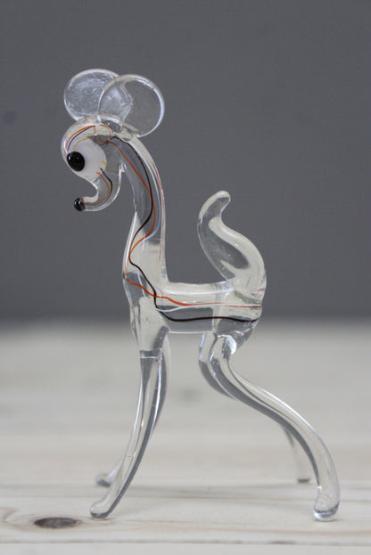 Retro Glass Deer - Kernow Furniture