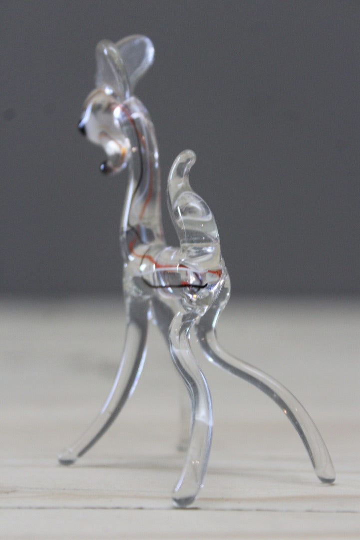 Retro Glass Deer - Kernow Furniture