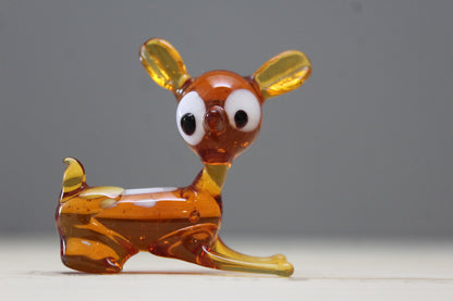 Retro Glass Bambi Deer - Kernow Furniture