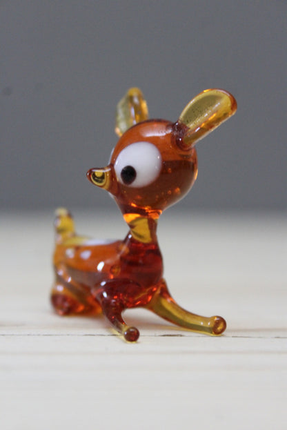 Retro Glass Bambi Deer - Kernow Furniture