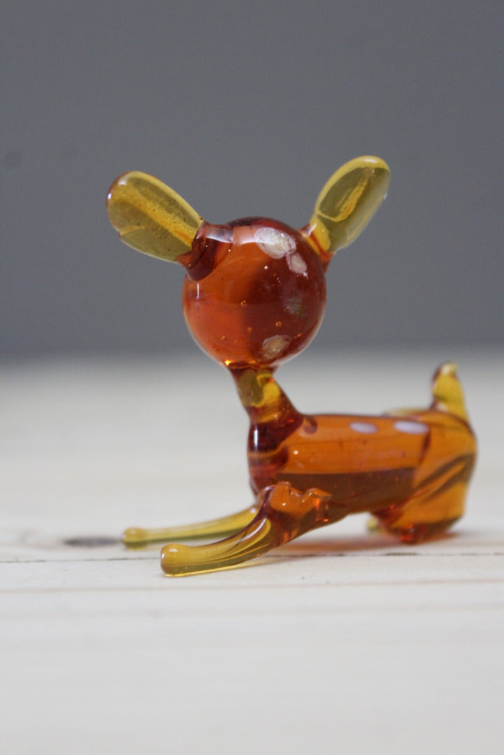 Retro Glass Bambi Deer - Kernow Furniture