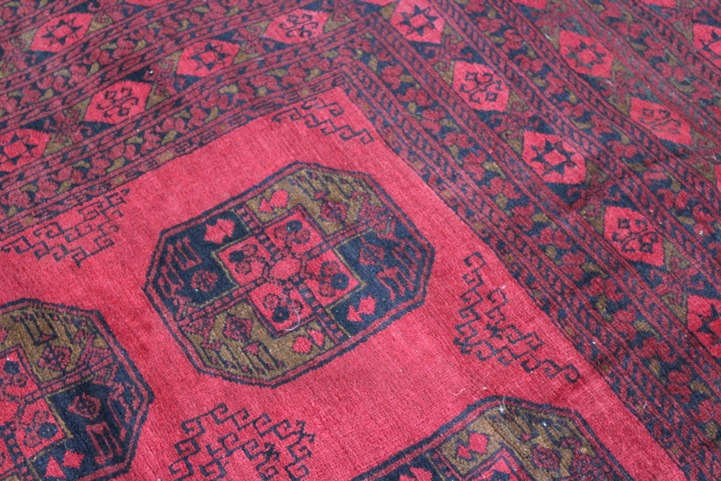 Large Afghanistan Red Rug - Kernow Furniture