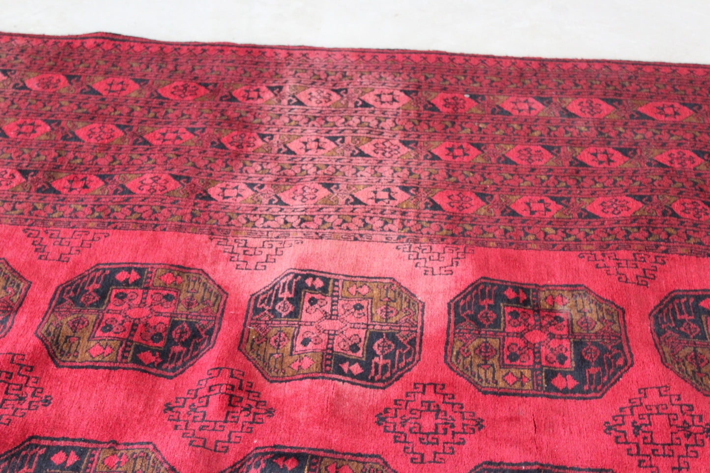 Large Afghanistan Red Rug - Kernow Furniture