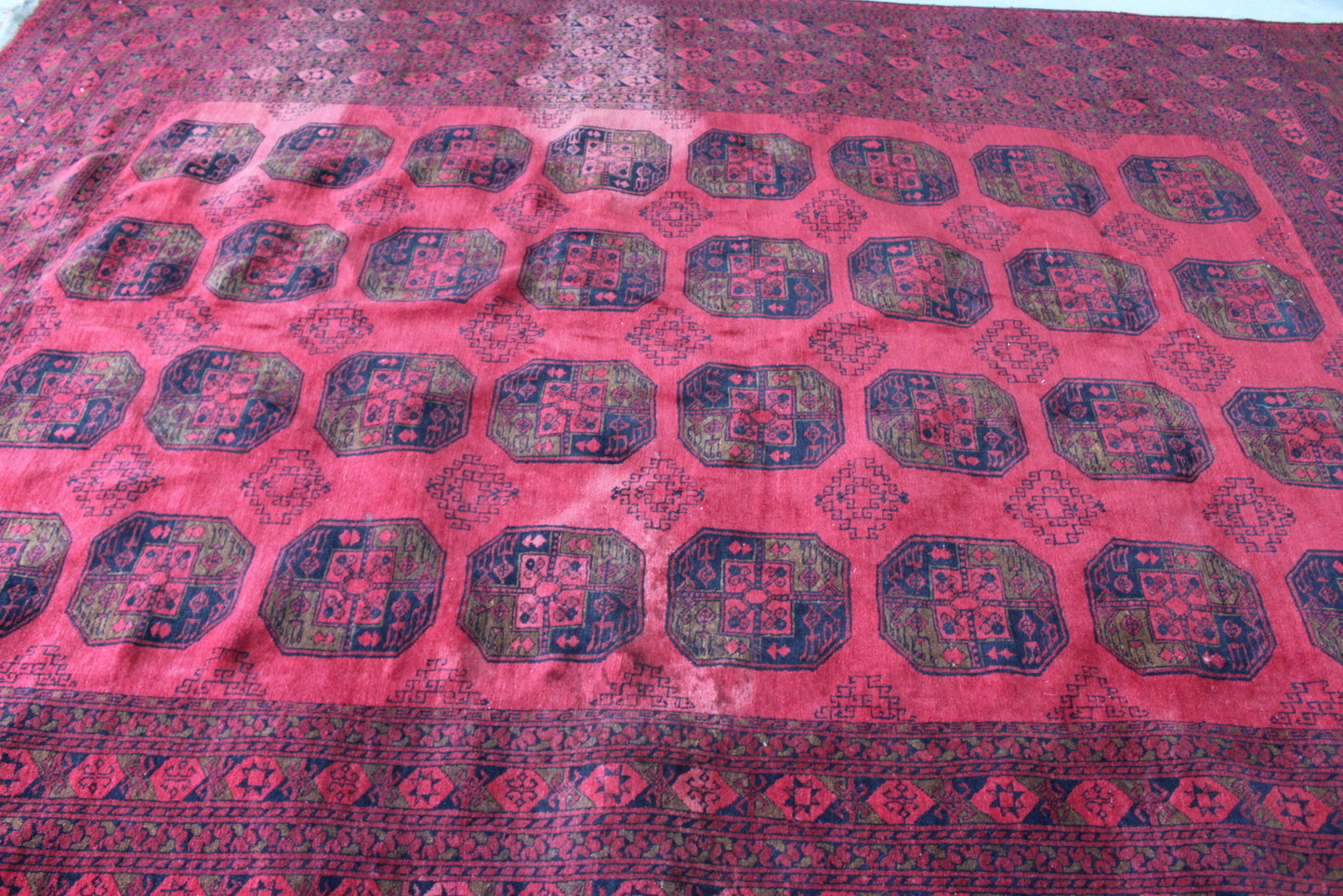 Large Afghanistan Red Rug - Kernow Furniture