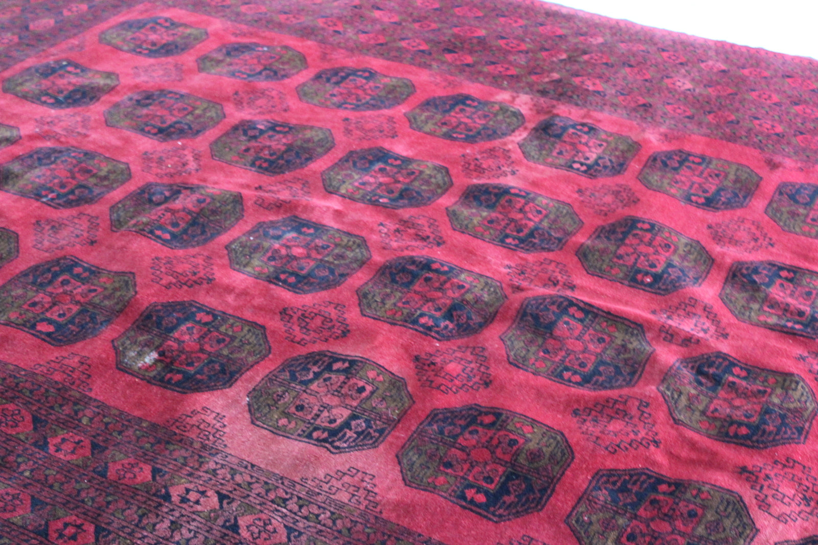 Large Afghanistan Red Rug - Kernow Furniture