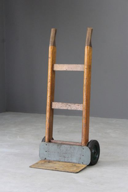 Vintage Wooden Sack Trucks - Kernow Furniture