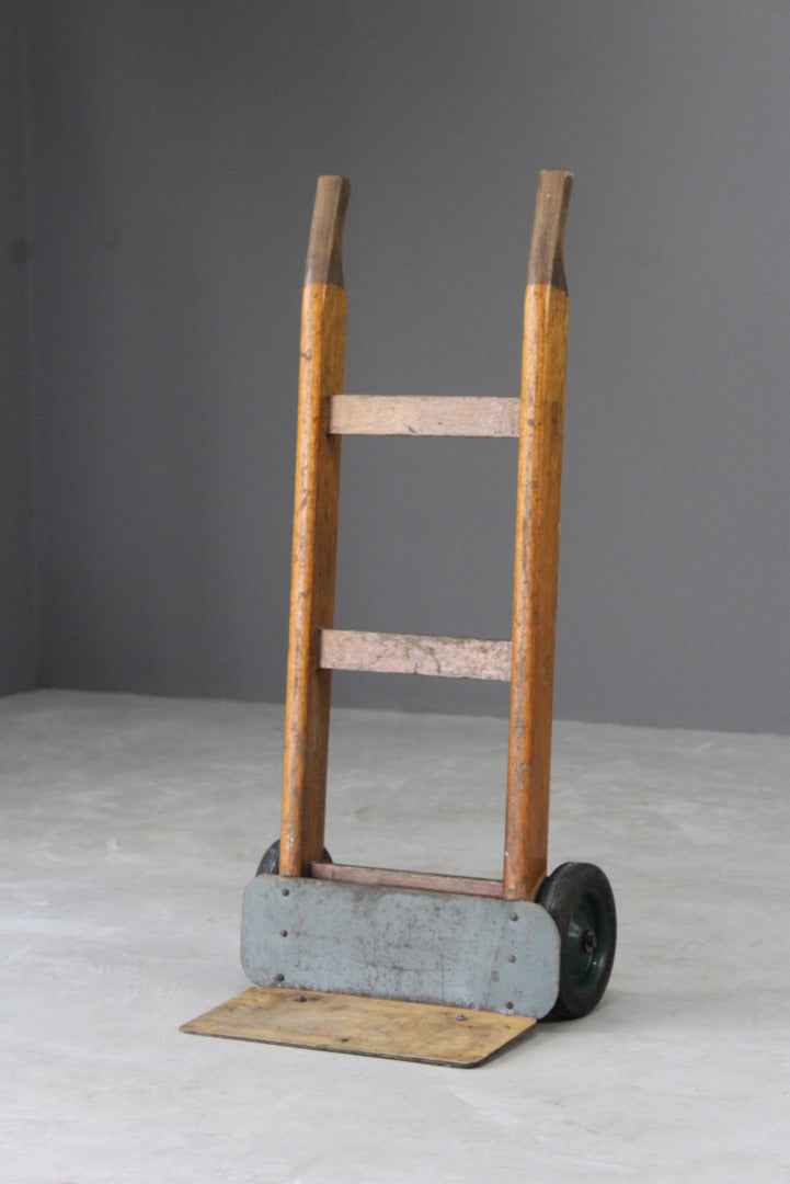 Vintage Wooden Sack Trucks Kernow Furniture