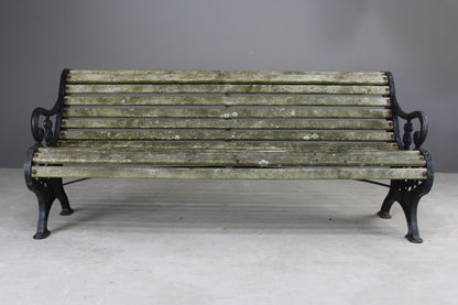 Cast Iron Garden Bench - Kernow Furniture