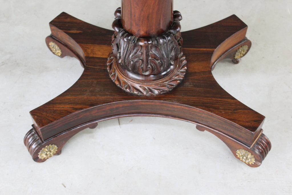 Antique Victorian Rosewood Card Table - Kernow Furniture