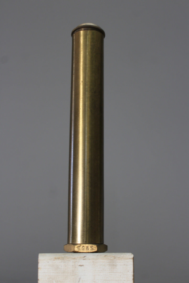 Large Brass Steam Thermometer - Kernow Furniture