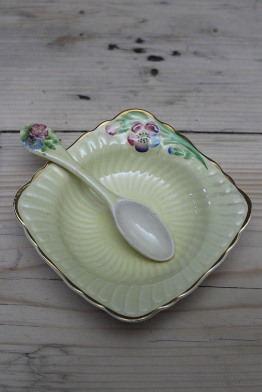 Crown Devon Dish & Spoon - Kernow Furniture