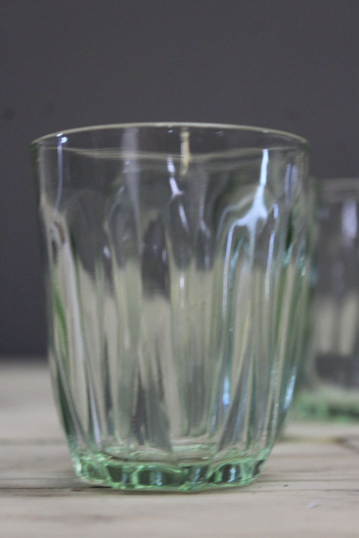 4 Vintage Small Water Glasses - Kernow Furniture