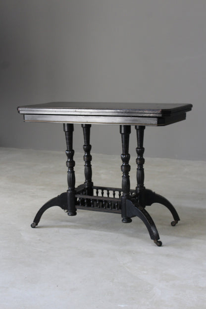 Victorian Aesthetic Movement Card Table - Kernow Furniture