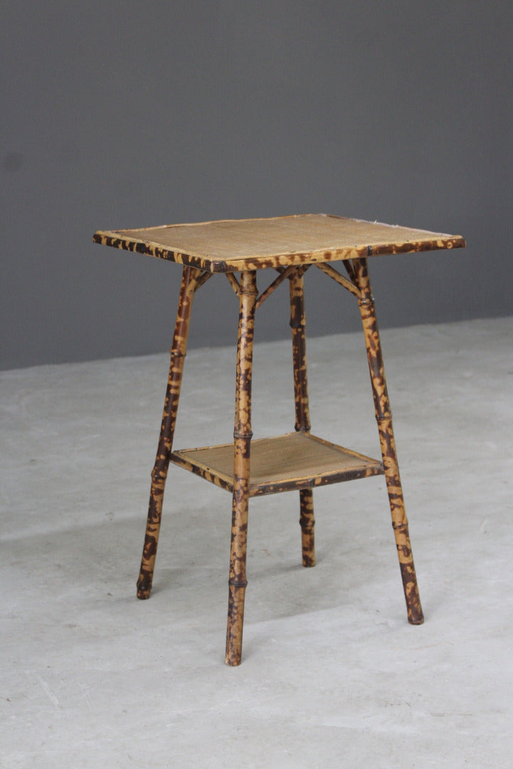 Vintage Bamboo Side Table - Kernow Furniture