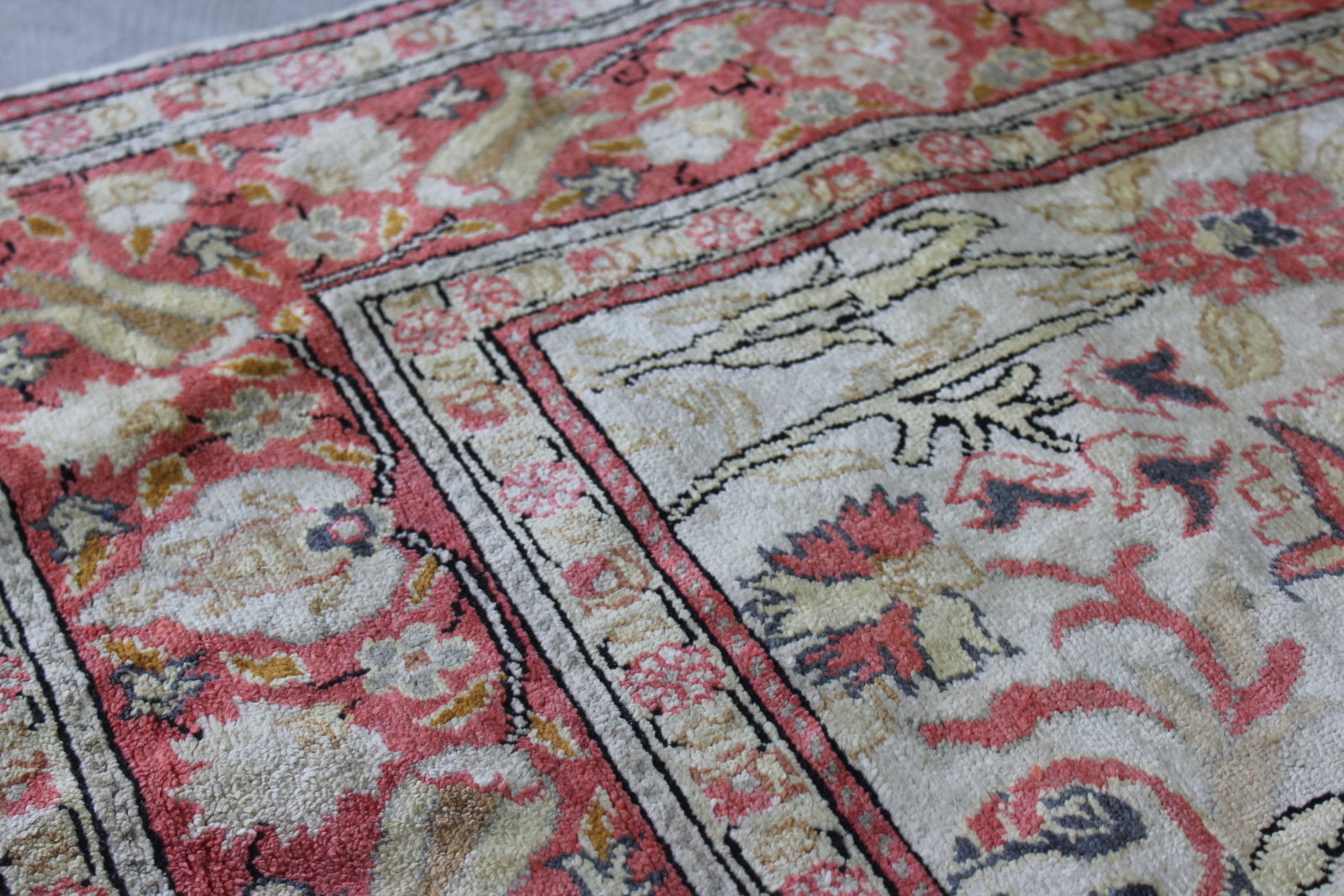 Vintage Persian Wool Rug - Kernow Furniture