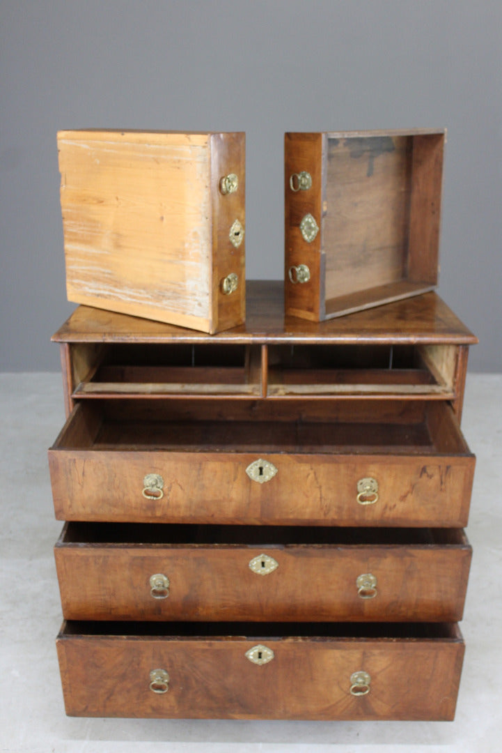 Early 18th Century Walnut Chest of Drawers - Kernow Furniture