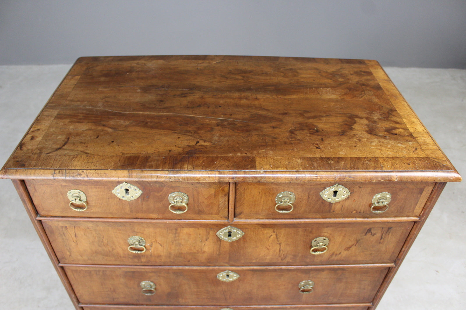 Early 18th Century Walnut Chest of Drawers - Kernow Furniture