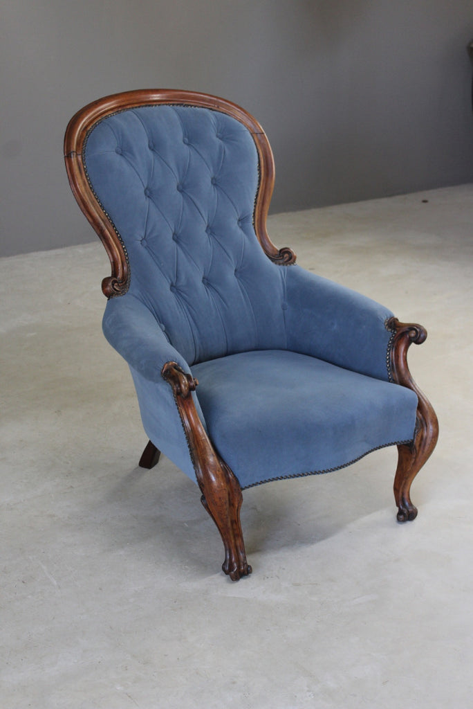 Victorian Back Armchair Chair - Kernow Furniture