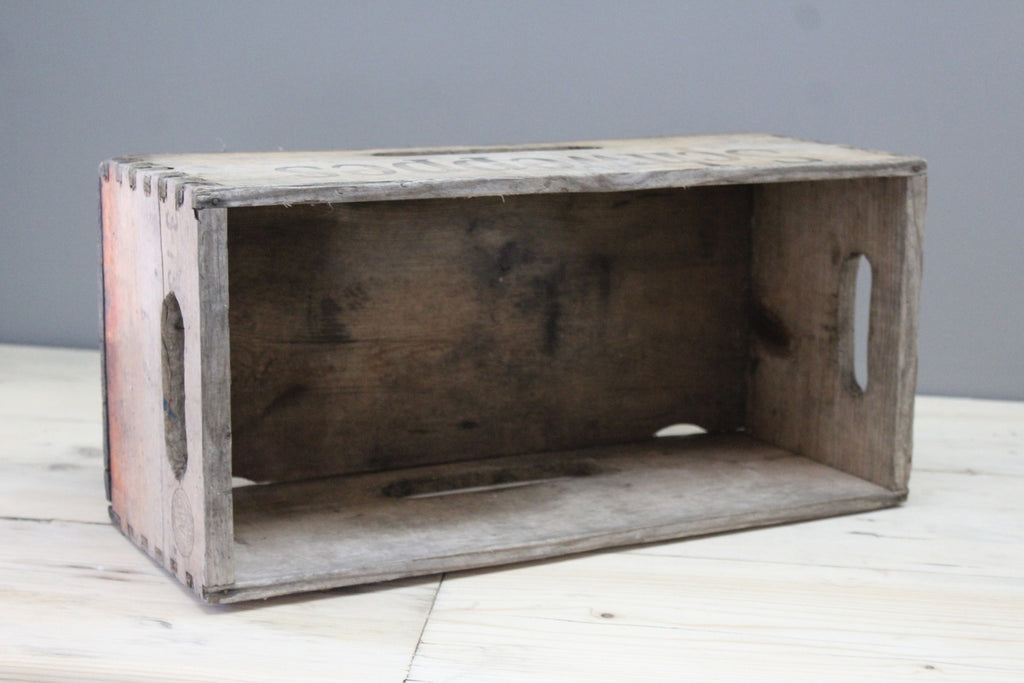 Schweppes Wooden Crate - Kernow Furniture