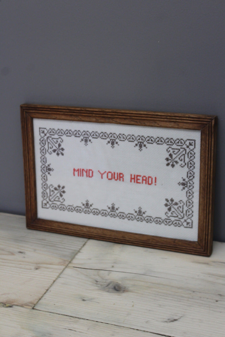 Oak Framed Mind Your Head - Kernow Furniture