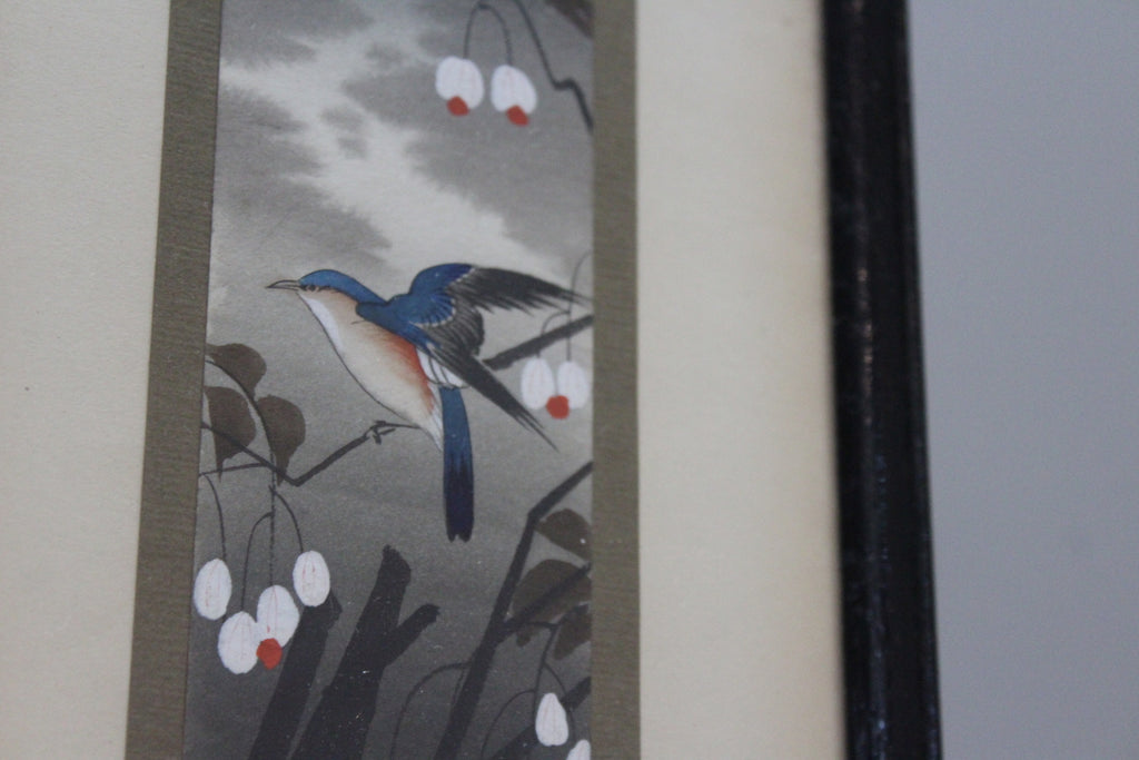 Oriental Hand Painted Picture - Kernow Furniture