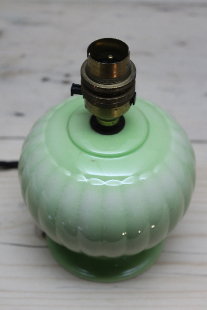 Brentleigh Ware Green Lamp - Kernow Furniture