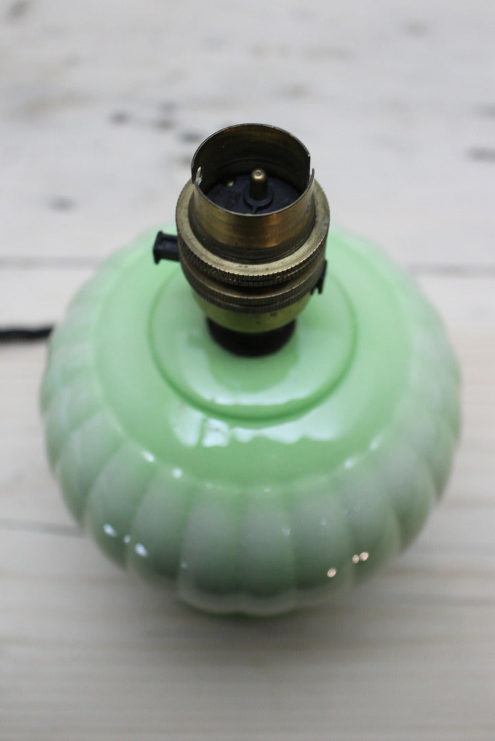 Brentleigh Ware Green Lamp - Kernow Furniture