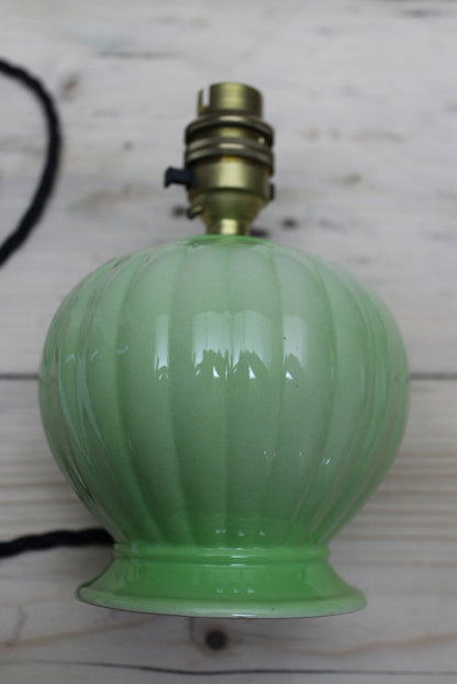 Brentleigh Ware Green Lamp - Kernow Furniture