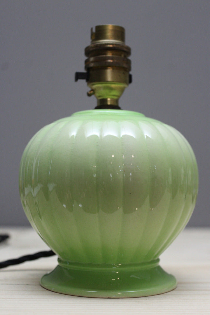 Brentleigh Ware Green Lamp - Kernow Furniture