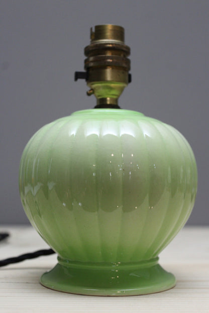 Brentleigh Ware Green Lamp - Kernow Furniture